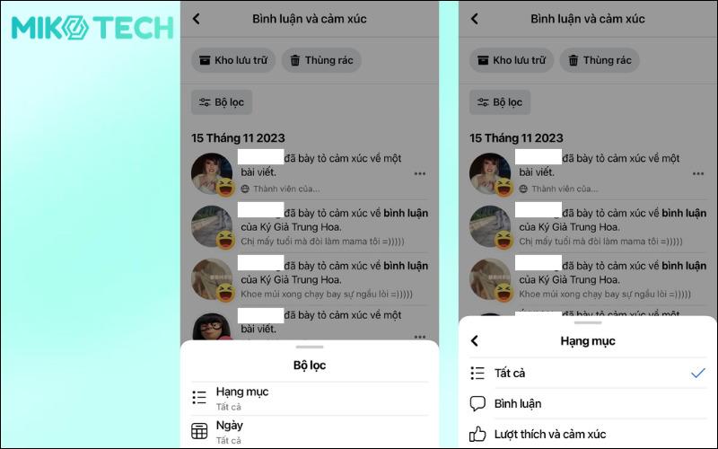 cách gỡ comment trên facebook